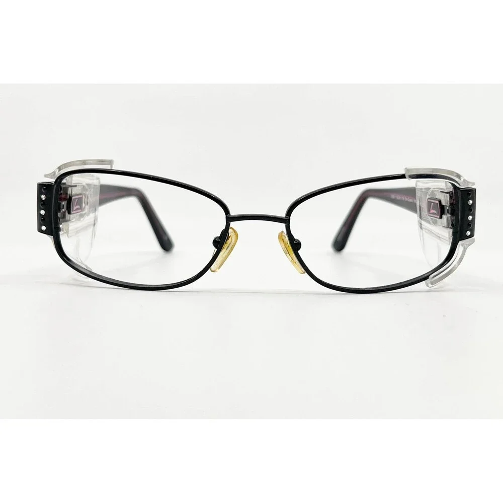 On-Guard OG611 Safety Glasses Women Black Crystal Accents Side Shields 130